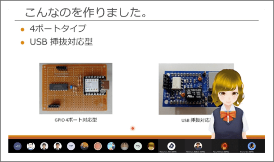 MeistersSalonの発表資料の抜粋（パワーポイント）