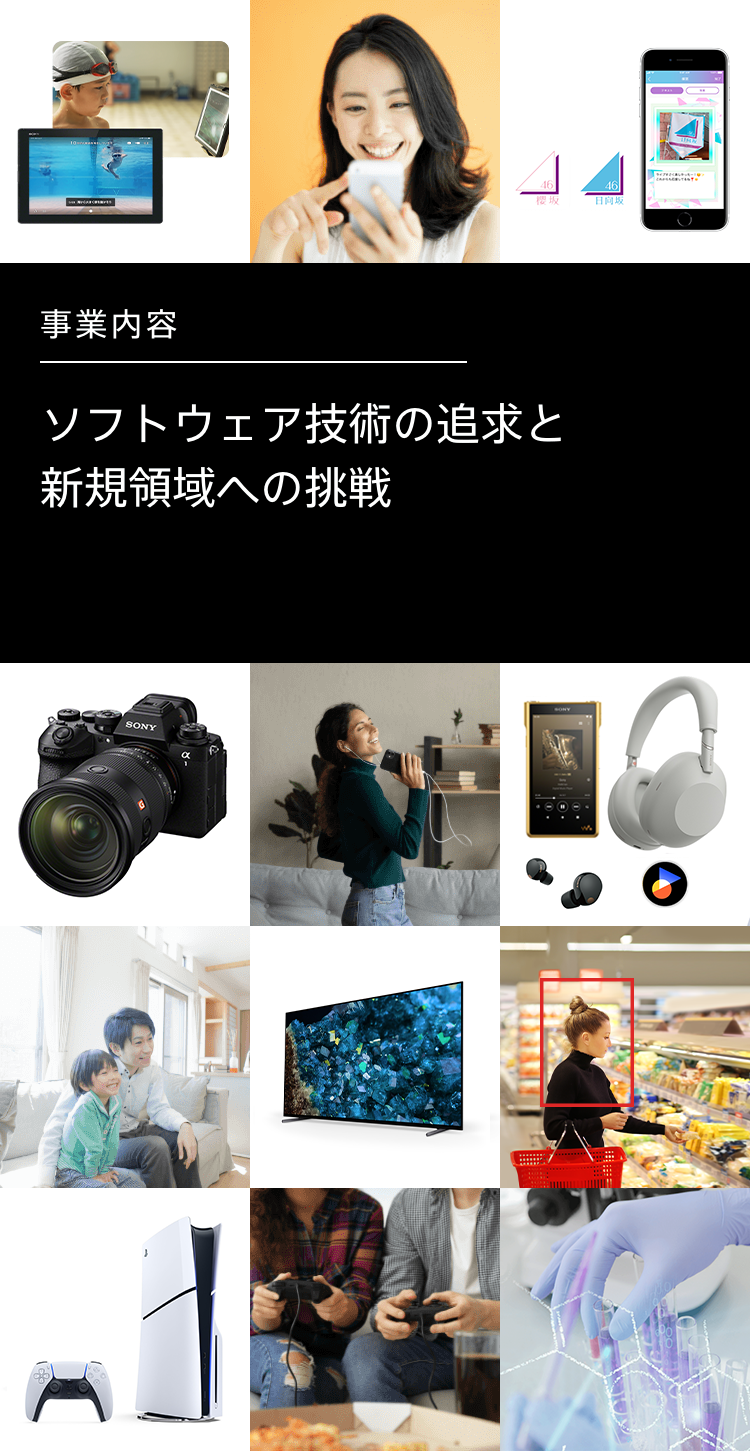 事業内容 ソフトウェア技術の追求と新規領域への挑戦