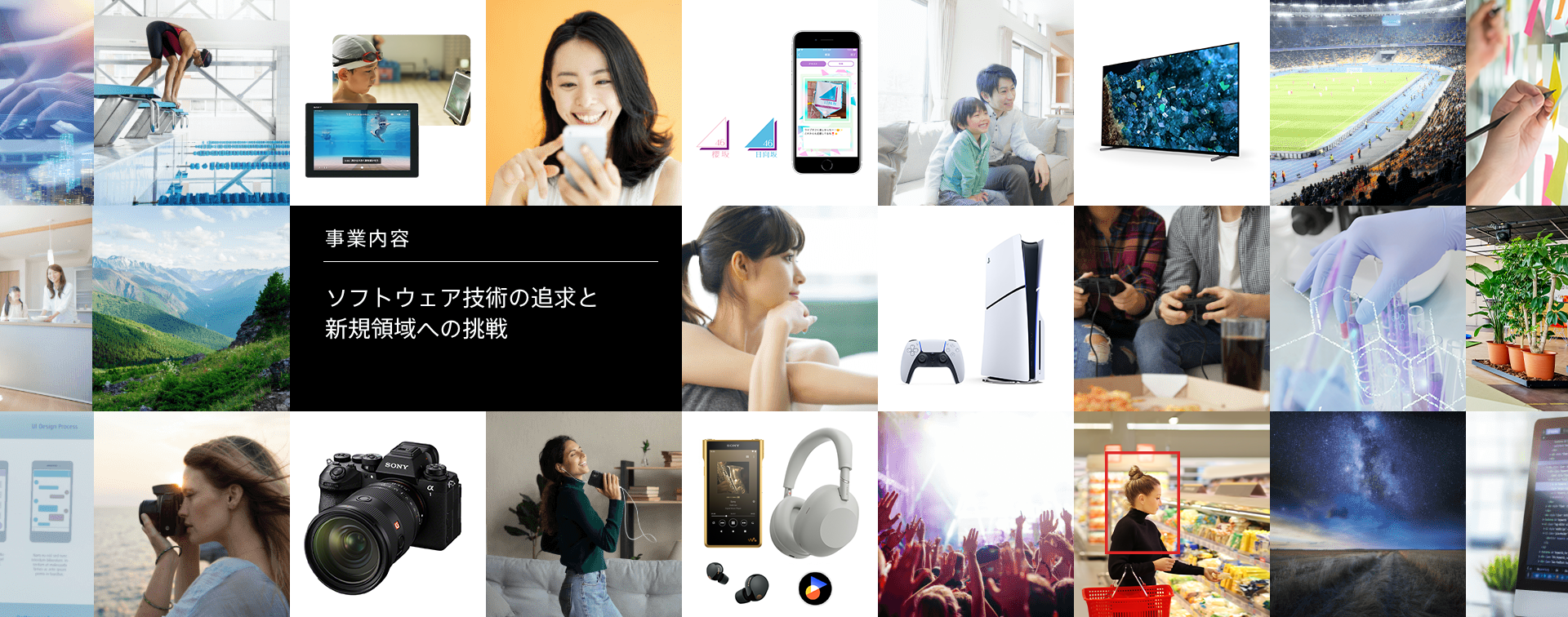 事業内容 ソフトウェア技術の追求と新規領域への挑戦