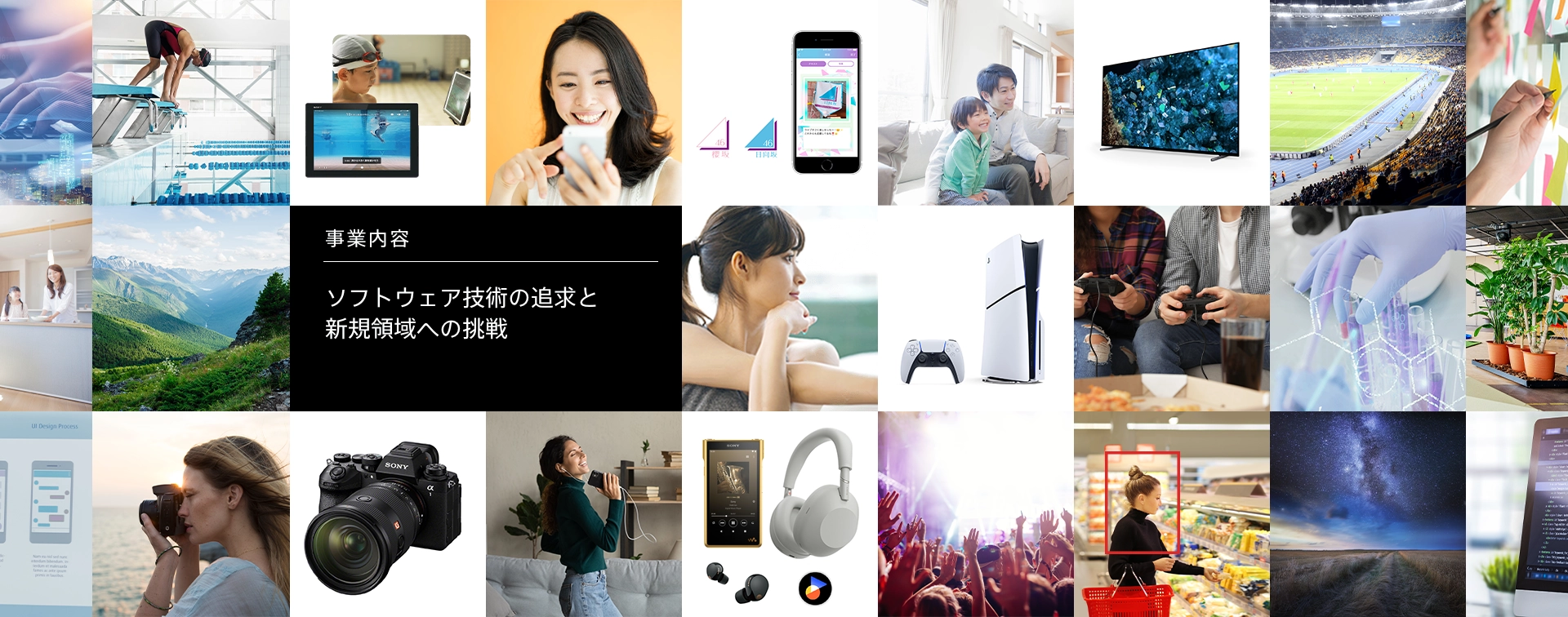 事業内容 ソフトウェア技術の追求と新規領域への挑戦